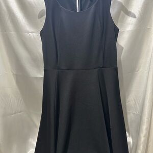 Express Black Sleeveless A-Line Mini Dress